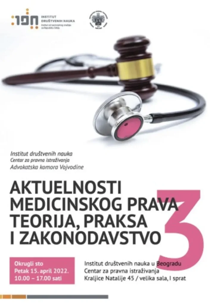 AKTUELNOSTI MEDICINSKOG PRAVA